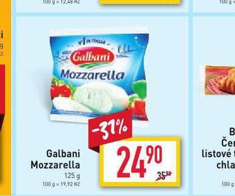 Billa Mozzarella nabídka