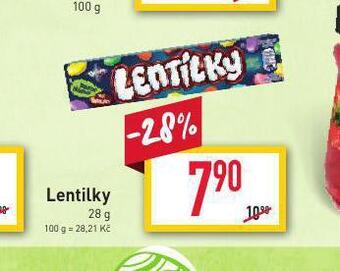 Billa Lentilky nabídka
