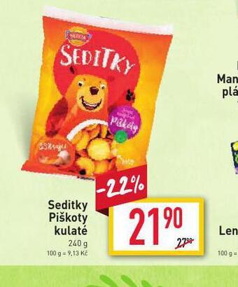 Billa Seditky piškoty kulaté nabídka