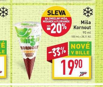 Billa Míša kornout nabídka