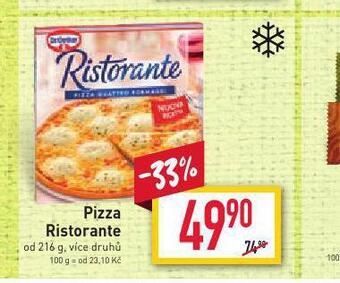 Billa Pizza ristorante nabídka