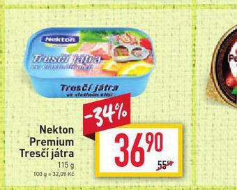 Billa Nekton premium tresčí játra nabídka
