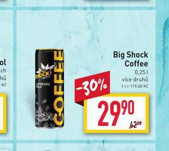 Billa Big shock coffee nabídka