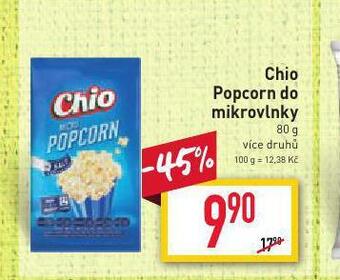Billa Chio popcorn do mikrovlnky nabídka