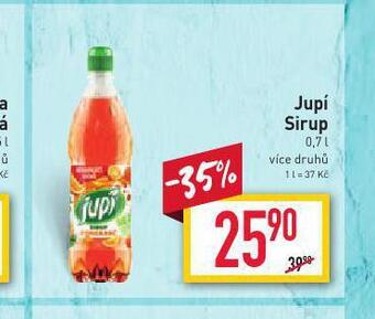 Billa Jupí sirup nabídka