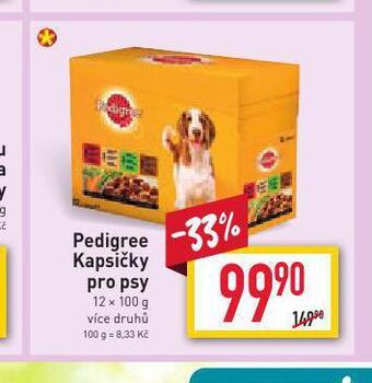 Billa Pedigree kapsičky pro psy nabídka