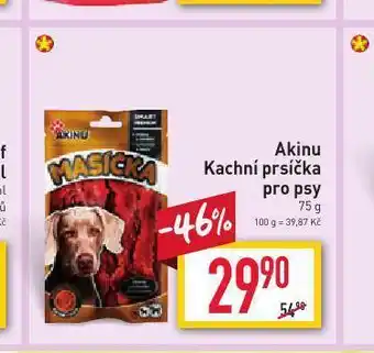 Billa Akinu kachní prsíčka pro psy nabídka