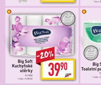 Billa Big soft kuchyňské utěrky nabídka