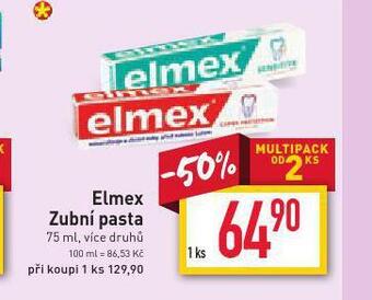 Billa Elmex zubní pasta nabídka