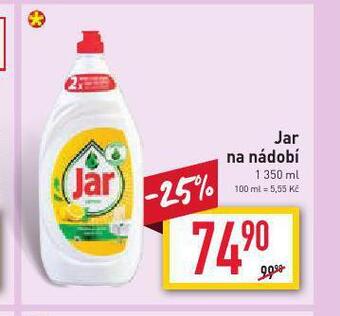Billa Jar prostředek na nádobí nabídka