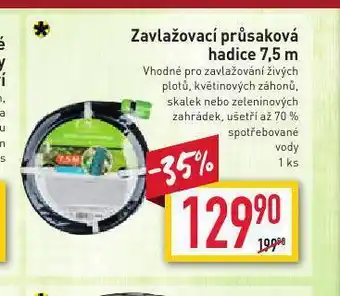 Zavlažovací průsaková hadice