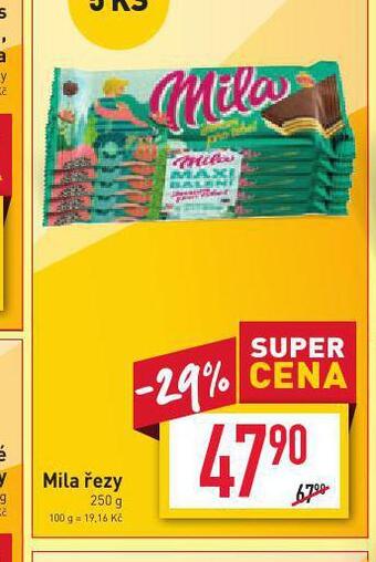 Billa Mila řezy nabídka