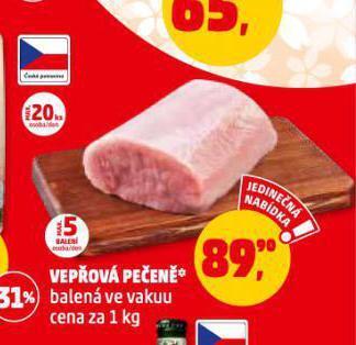 Penny Market Vepřová pečeně nabídka