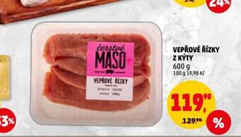 Penny Market Vepřové řízky z kýty nabídka