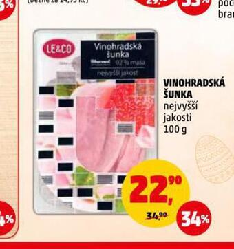 Penny Market Vinohradská šunka nabídka