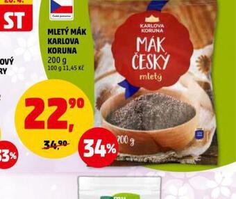 Penny Market Mletý mák nabídka