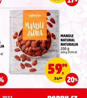 Penny Market Mandle natural naturalia nabídka