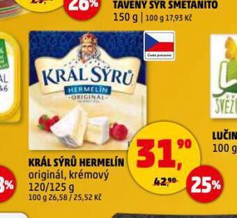 Penny Market Král sýrů hermelín nabídka