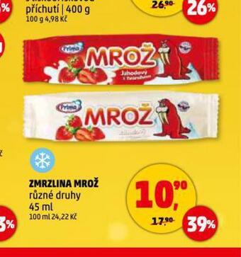 Penny Market Zmrzlina mrož nabídka
