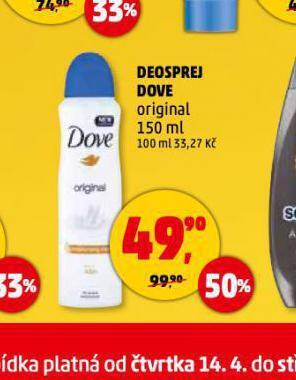 Penny Market Dove deosprej nabídka