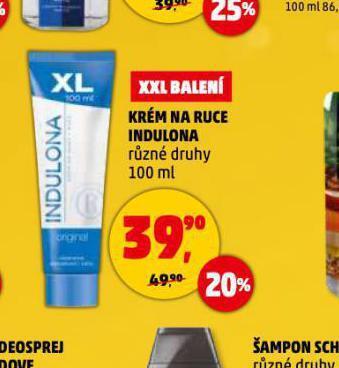 Penny Market Indulona krém na ruce nabídka