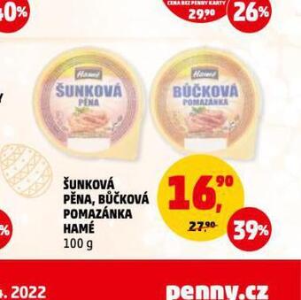 Penny Market Bůčková pomazánka hamé nabídka