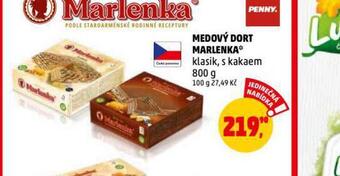Penny Market Medový dort marlenka nabídka