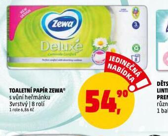 Penny Market Zewa deluxe toaletní papír nabídka
