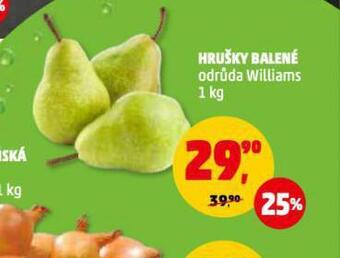 Penny Market Hrušky balené nabídka