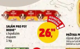 Penny Market Bodie salám pro psy nabídka
