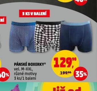 Penny Market Pánské boxerky nabídka