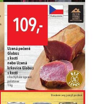 Globus Uzená krkovice s kostí nabídka