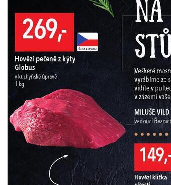 Globus Hovězí pečeně z kýty nabídka