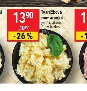 Globus Tvarůžková pomazánka nabídka