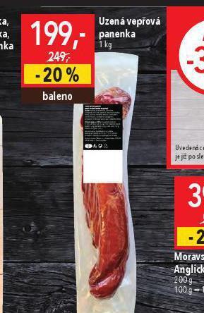 Globus Uzená vepřová panenka nabídka