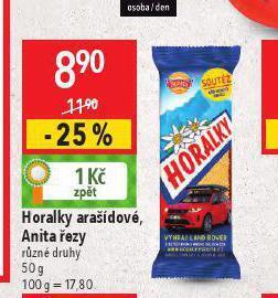 Globus Horalky arašídové nabídka