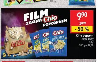 Globus Chio popcorn nabídka