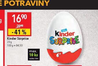 Globus Kinder surprise nabídka