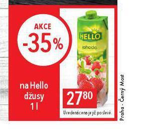 Globus Hello džus nabídka