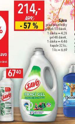 Globus Savo prací prostředek nabídka