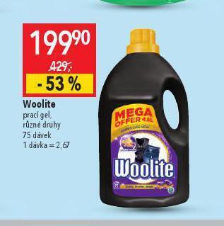 Globus Woolite prací gel nabídka