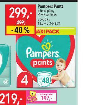 Globus Pampers dětské plenky nabídka
