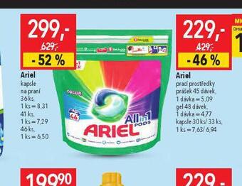 Globus Ariel kapsle na praní nabídka
