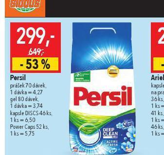 Globus Persil prací prostředek nabídka