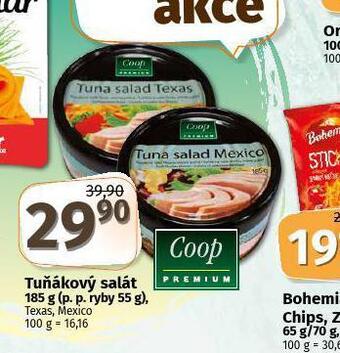 Coop Tuňákový salát nabídka