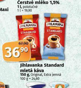 Coop Jihlavanka standard mletá káva nabídka
