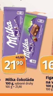 Coop Milka čokoláda nabídka