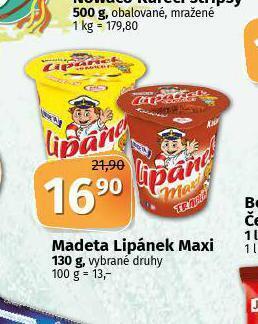 Coop Madeta lipánek maxi nabídka