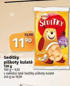 Seditky piškoty kulaté