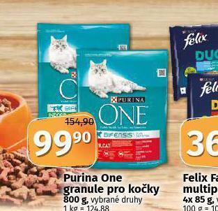 Coop Purina one granule pro kočky nabídka